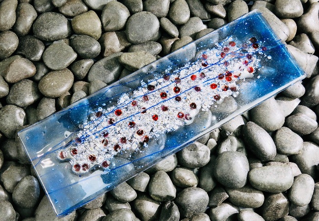 Read more: Salmon Redd II Fused Glass Wall Art