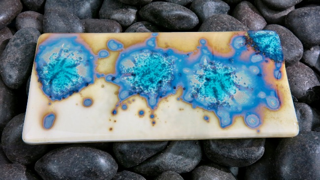 Pollen Flowers - Fused Glass Wall Art