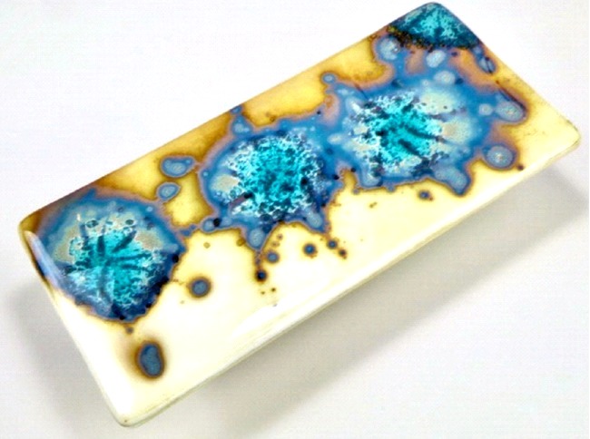 Pollen Flowers - Fused Glass Wall Art